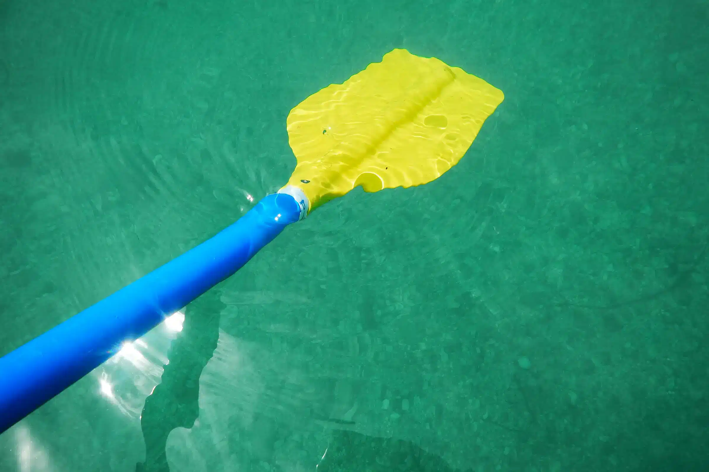 Rafting peddel op de Soča rivier